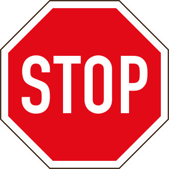 Stop sign